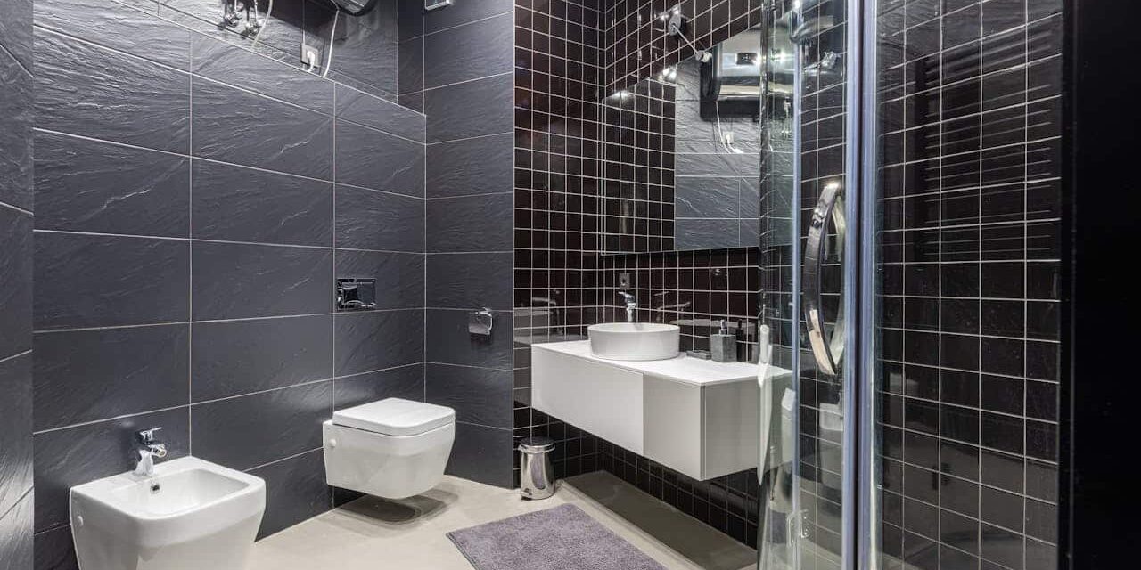 bathroom with water heater